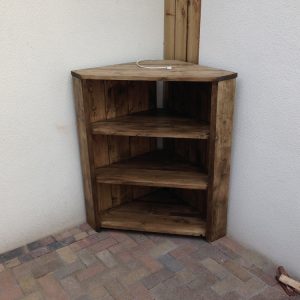 Steigerhouten Hoekkast Adrianne