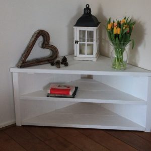 Steigerhouten Hoekkast Carolien