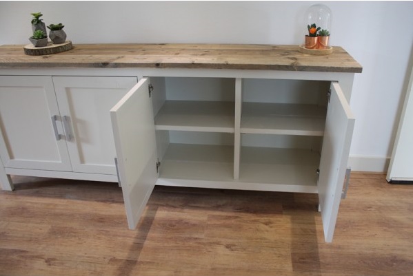 Steigerhouten Dressoirkast Danielle - Afbeelding 3