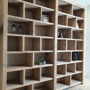 Steigerhouten Boekenkast Elroy