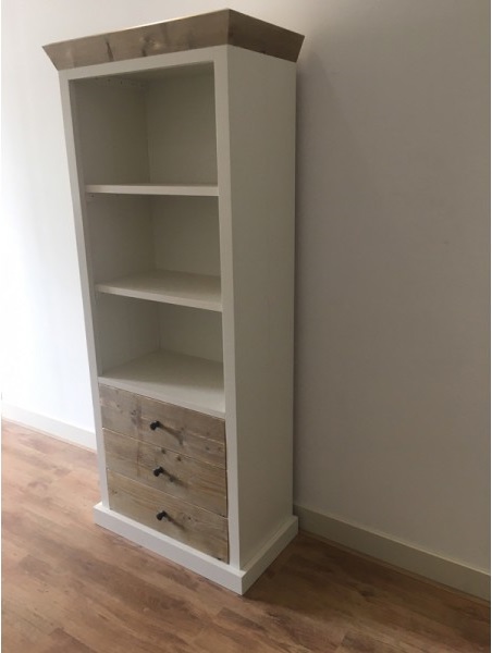 Steigerhouten Boekenkast Josh - Afbeelding 3