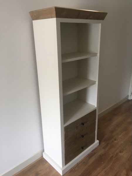 Steigerhouten Boekenkast Josh - Afbeelding 4