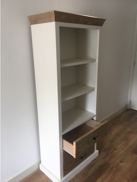 Steigerhouten Boekenkast Josh - Afbeelding 5