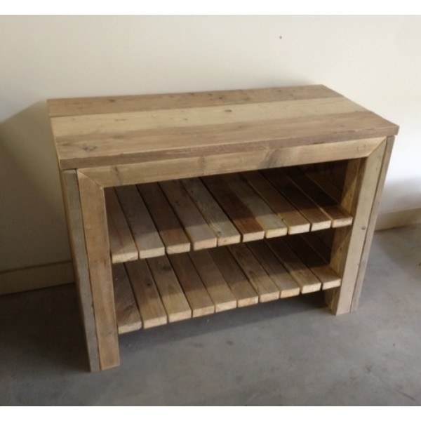 Steigerhouten Sidetable Madelon - Afbeelding 2