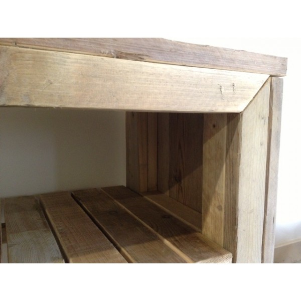 Steigerhouten Sidetable Madelon - Afbeelding 3