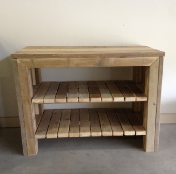 Steigerhouten Sidetable Madelon