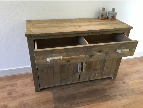 Steigerhouten Dressoirkast Manon - Afbeelding 3