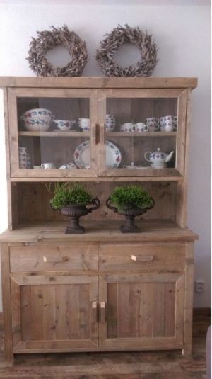 Steigerhouten Buffetkast Marjolein