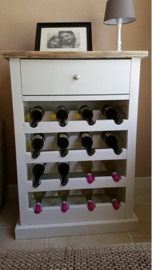 Steigerhouten Wijnrek Marjon