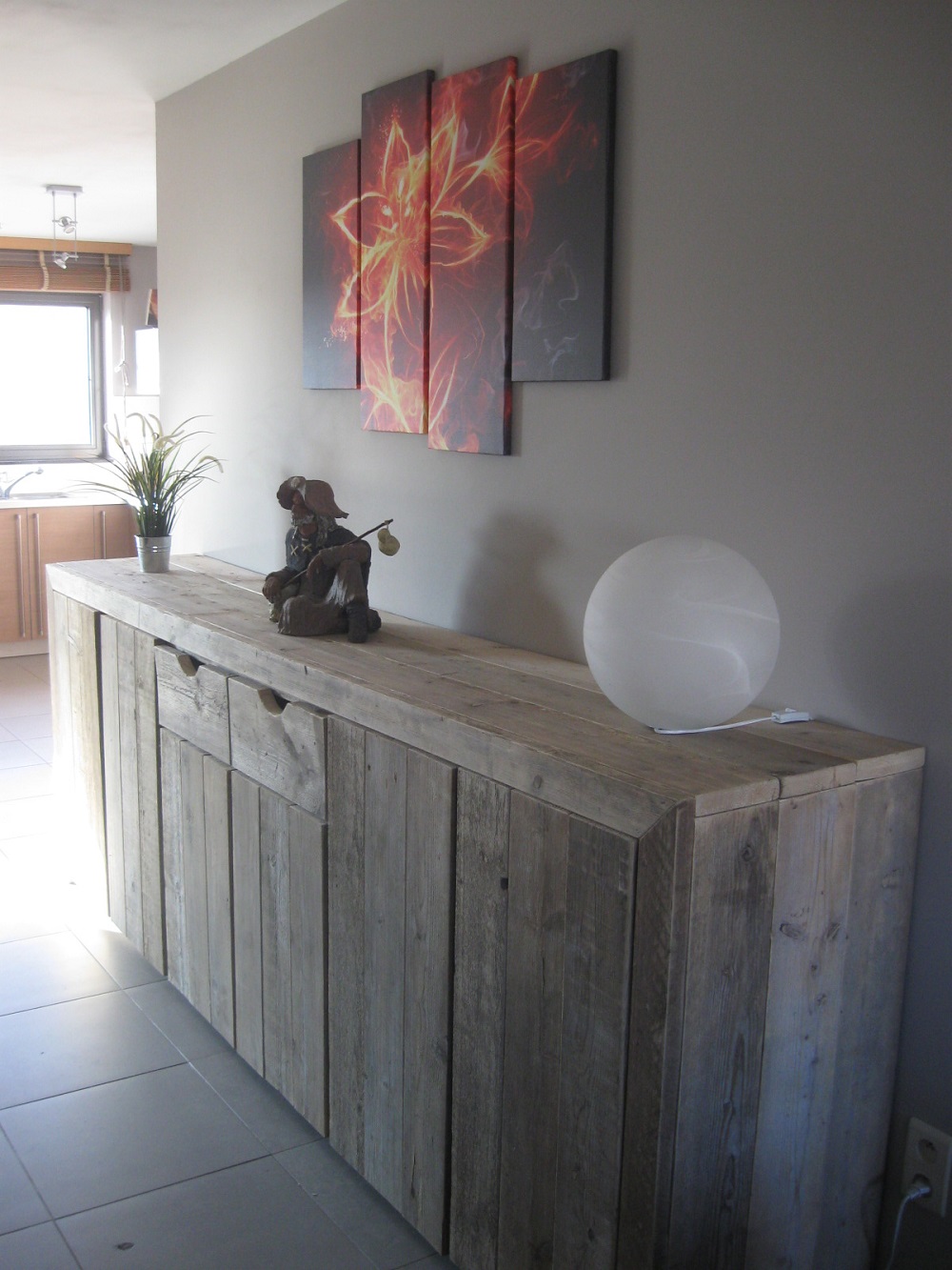 Steigerhouten Dressoirkast Melvin