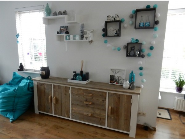 Steigerhouten Dressoirkast Mik - Afbeelding 2