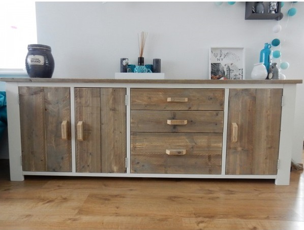 Steigerhouten Dressoirkast Mik