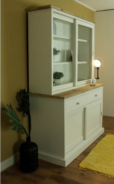 Steigerhouten Buffetkast Nicolet met Laden - Afbeelding 3