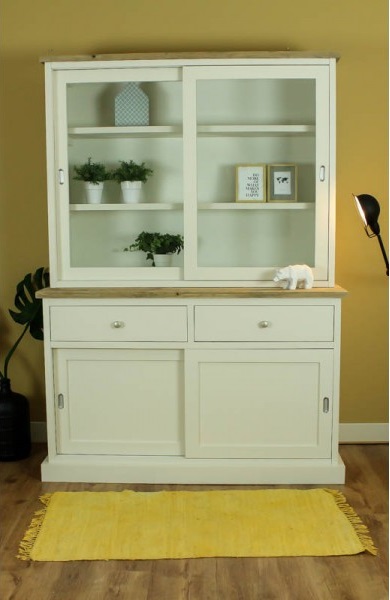 Steigerhouten Buffetkast Nicolet met Laden - Afbeelding 5