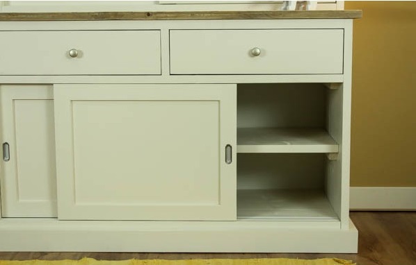 Steigerhouten Buffetkast Nicolet met Laden - Afbeelding 6