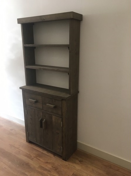 Steigerhouten Boekenkast Nikita - Afbeelding 2