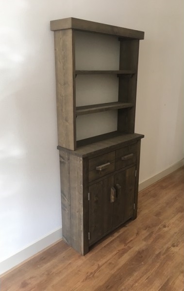 Steigerhouten Boekenkast Nikita - Afbeelding 3