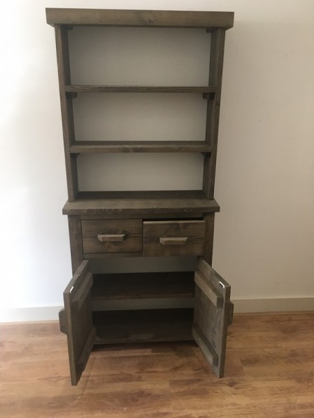 Steigerhouten Boekenkast Nikita - Afbeelding 4