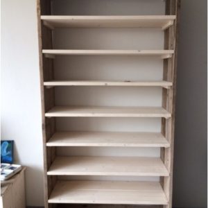 Steigerhouten Boekenkast Roos