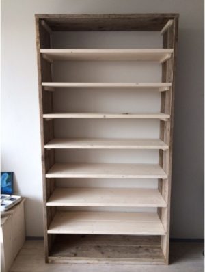 Steigerhouten Boekenkast Roos