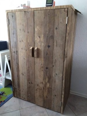 Steigerhouten Kast Ruben