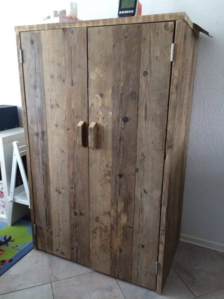 Steigerhouten Kast Ruben