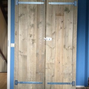 Steigerhouten Kledingkast Wesley