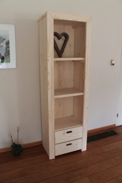 Steigerhouten Boekenkast Yvon II