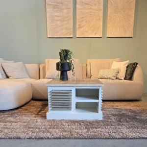 Steigerhouten Salontafel Charlotte Transparant