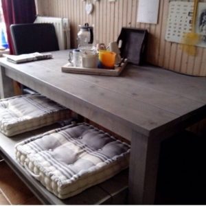 Steigerhouten tafel Anja