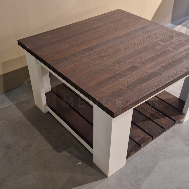 Steigerhouten Salontafel Brigitte Vierkant - Afbeelding 4