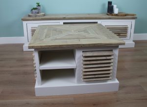 Steigerhouten Salontafel Charlotte Mozaïek