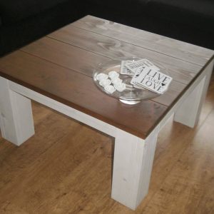 Steigerhouten Salontafel Feline