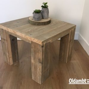 Steigerhouten Salontafel Feline Oud