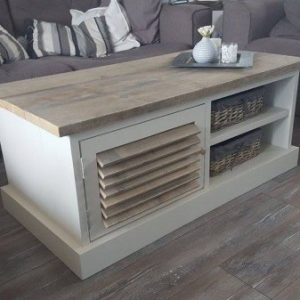Steigerhouten Salontafel Henriette Oud