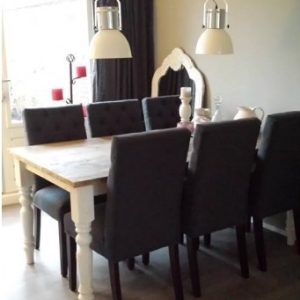 Steigerhouten tafel Hortensia