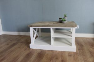 Steigerhouten Salontafel Jett - Vissegraat