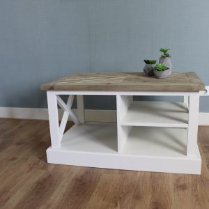 Steigerhouten Salontafel Jett - Vissegraat