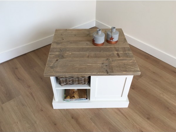 Steigerhouten Salontafel Lotte - Afbeelding 3