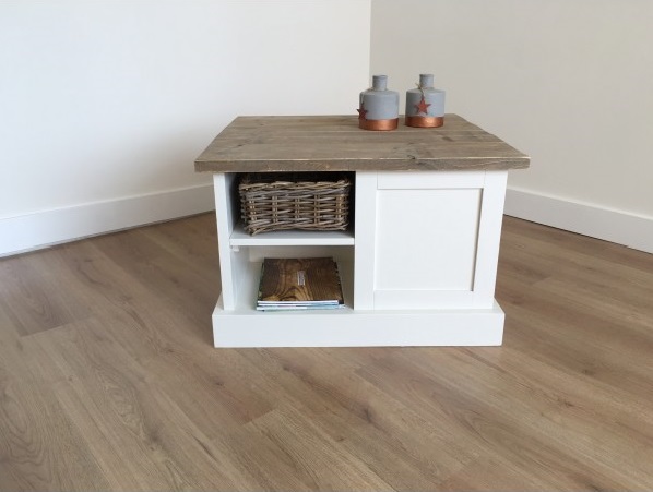 Steigerhouten Salontafel Lotte - Afbeelding 5