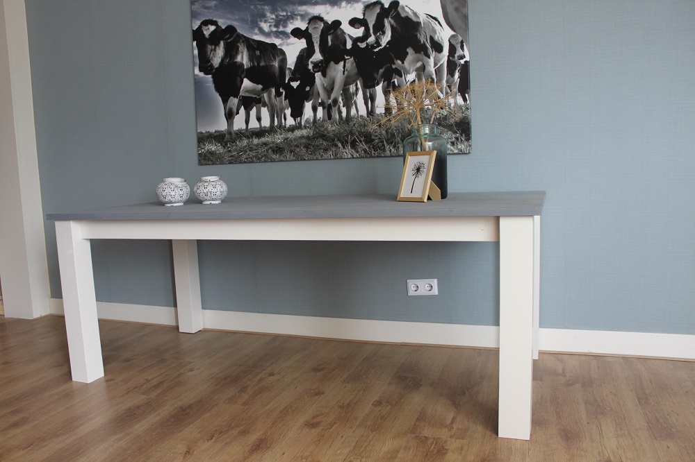 Steigerhouten tafel Madeleen - Afbeelding 4