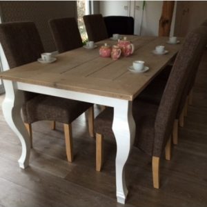 Steigerhouten tafel Madelief Oud