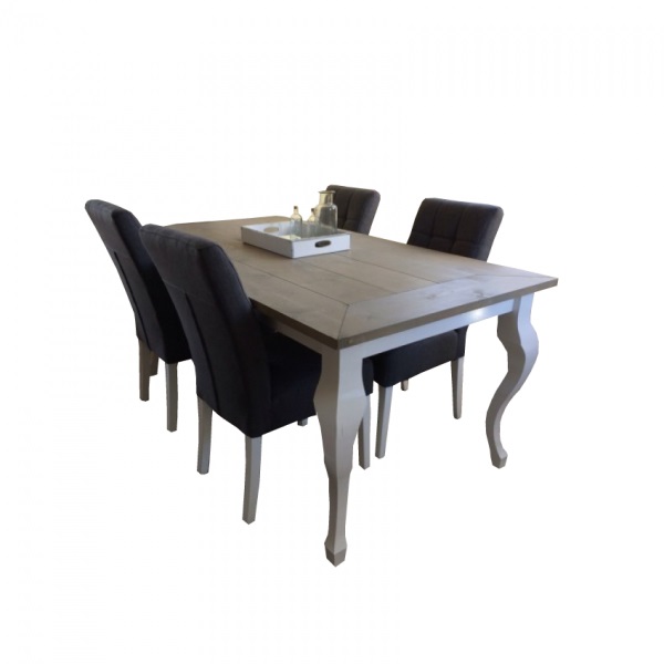 Steigerhouten tafel Madelief - Afbeelding 3