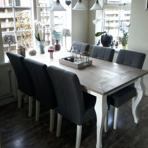 Steigerhouten tafel Madelief