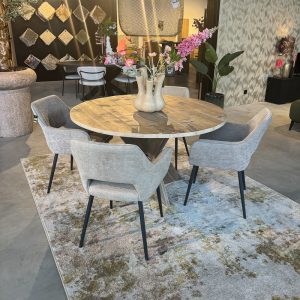 Steigerhouten tafel Mila Oud