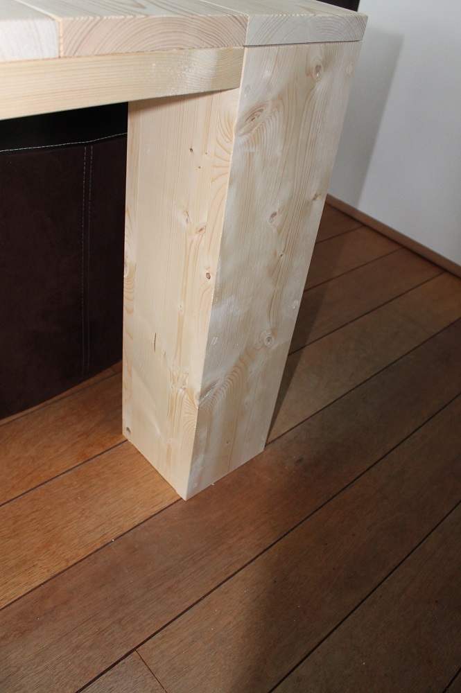 Steigerhouten tafel Niekos - Afbeelding 2