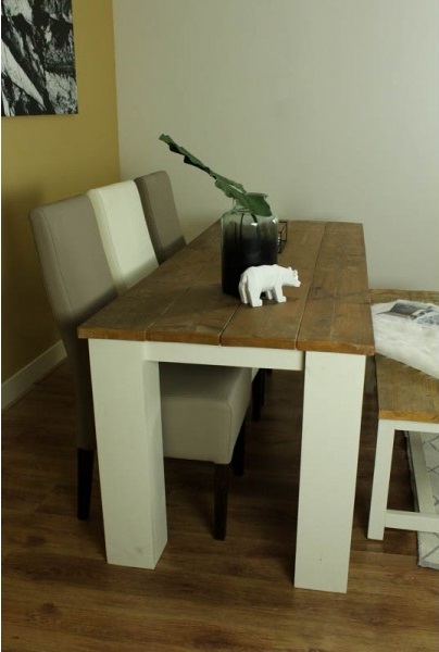 Steigerhouten tafel Roos - Afbeelding 2