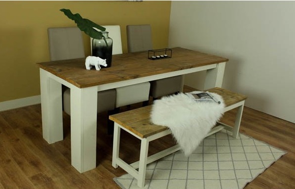 Steigerhouten tafel Roos - Afbeelding 5