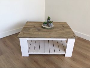Steigerhouten Salontafel Roos Oud