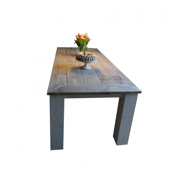 Steigerhouten tafel Roos Verstek - Afbeelding 3